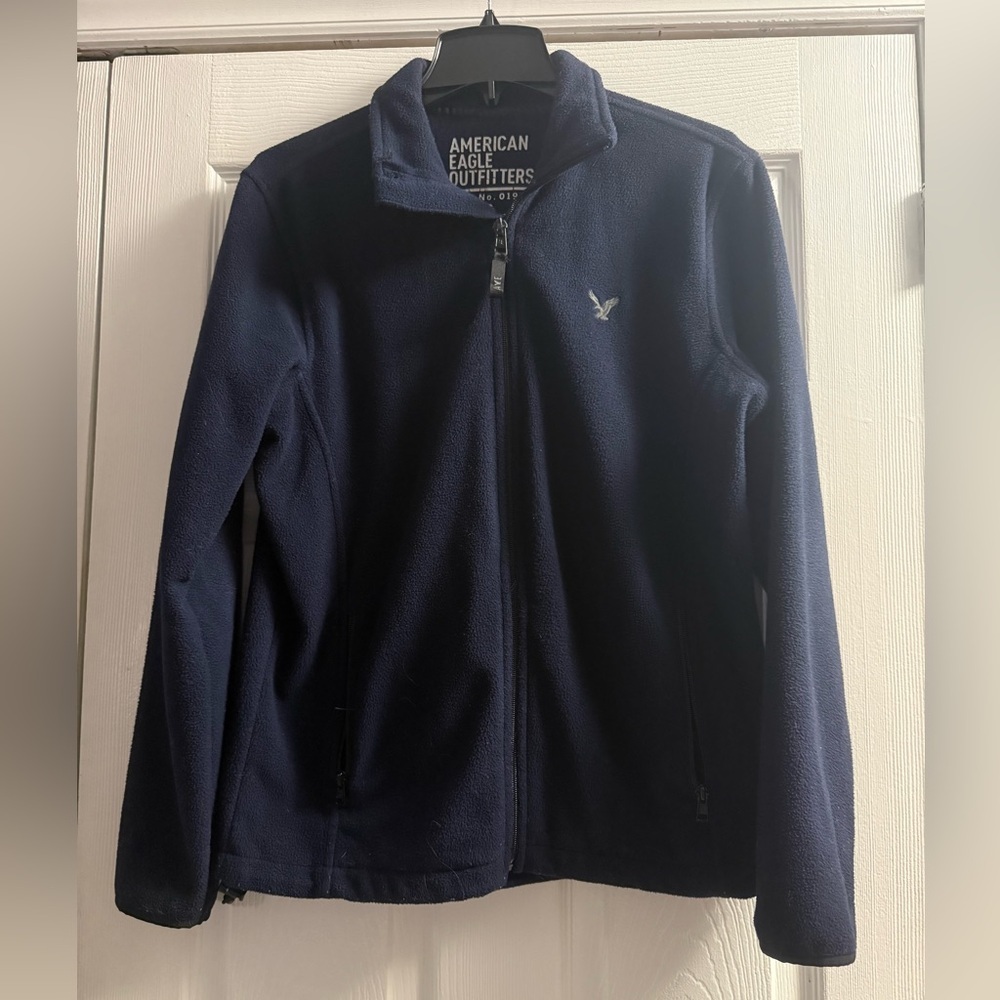 Men’s American Eagle Full Zip Fleece Jacket Size Small